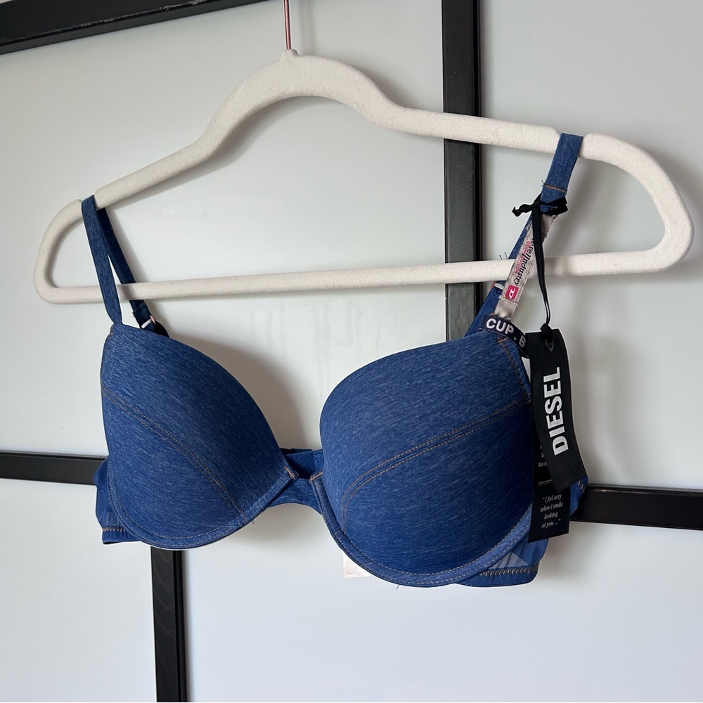 Diesel Denim Blue Bra